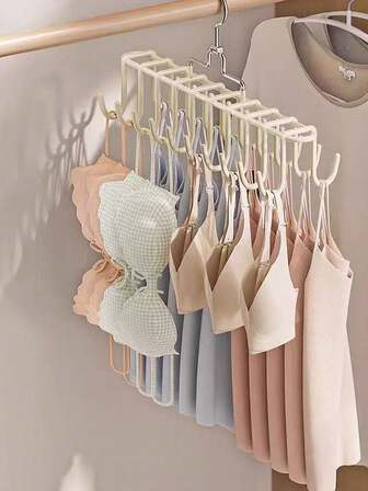 1 st BH-hängare med flera krokar, halkfri organiseringsställning för underkläder för hemmabruk och studenthem
