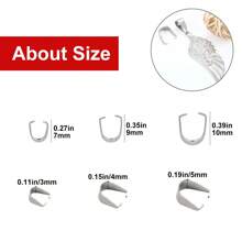 10/100pcs Stainless Steel Lobster Clasp Pendant Connector, Bracelet Necklace DIY Jewelry Accessories