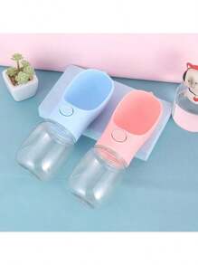 Portable Pet Water Bottle, Leakproof Dog/Cat Outdoor Walking Water Bowl For Chihuahua, Bulldog And Other Pets