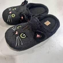 Comfortable Winter Cartoon Dachshund Plush Slippers - Soft Warm Home Shoes With Fabric Sole, Hand Washable, Unisex Slippers For Men And Women