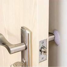 1PCS Door Handle Anti-Collision Pad, Door Rear Anti-Collision Sticker, Anti-Collision Pad, Door Stop, Wall Anti-Collision Pad, Silicone Shock-Absorbing Pad, Door Suction - Multicolor - View 8