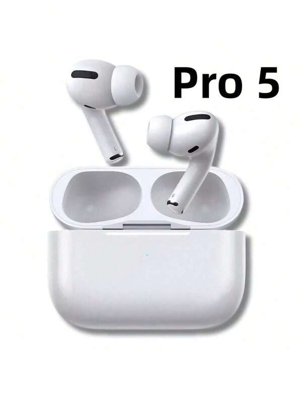 Pro 5 Bluetooth 5.3 Sem Fio | Cancelamento de Ruído Ativo | Estojo à Prova d'Água | 30h Bateria | Compatível iOS/Android