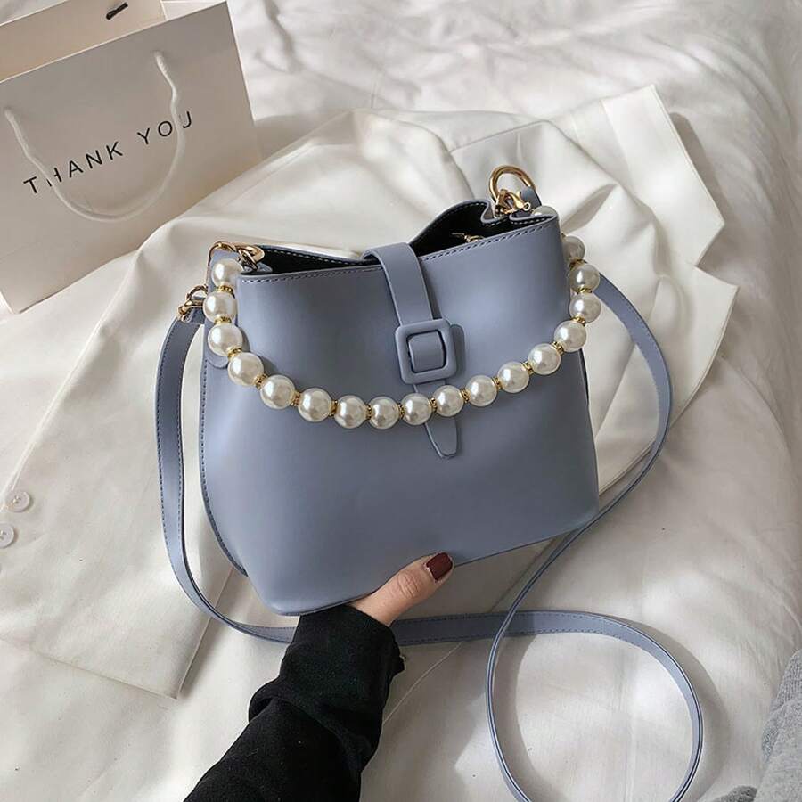 Women Shoulder Bags - 藍色 - 查看 1