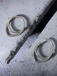 1pc 316L Stainless Steel Nose Ring Non-Allergenic Nose Septum Hoop, Everyday Wear For Women