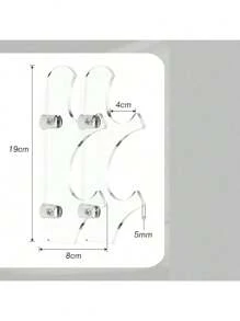 Wandhalterung, Acryl Wanddisplayständer für Schwerter