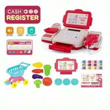 带灯光和声音的支付终端玩具 - 玩具收银机的新成员，包括非接触式支付，儿童过家家的益智玩具，适合 3 岁及以上儿童，不含电池