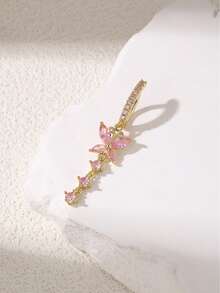 1 chiếc nhẫn rốn hình bướm CZ thời trang cá nhân hóa trang sức xỏ khuyên cơ thể cho phụ nữ, phụ kiện dự tiệc - Loại bướm - Xem 11