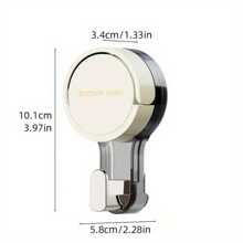 墙壁挂钩，2 件强力真空免钻自粘毛巾架，带吸盘挂钩