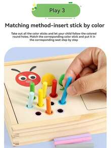 1 套儿童多功能算术玩具，颜色匹配，10 以内加减法，早期数学学习和教育游戏，儿童礼物 - 彩色 - 查看 8