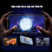 1PC Cell Phone Cooler, Magnetic Cellphone Radiator Cooler, USB Semiconductor RGB Cooling Device For Teens Adults Games Lover Long Play