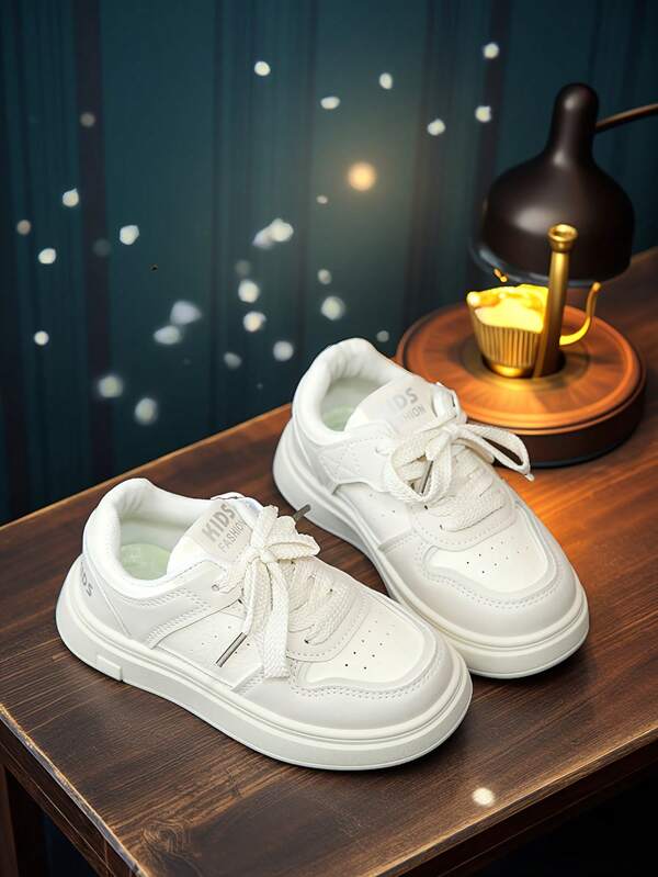 1 Pair New Kids' Sports Shoes, Fashion Classic Non-Slip Athletic Shoes, Student Shoes, Lightweight Chunky Sneakers