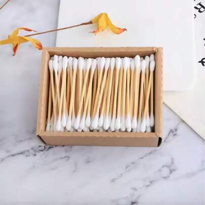 100 Cotton Swabs DoubleHeaded Cotton Swabs Glue Sticks Beauty Salon Cotton Swabs Cotton Swabs For Ear Cleaning