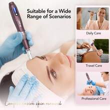 Microneedle Roller Pen For Home Use, Dr.Pen A10 - Microneeding Derma Roller Pen For Women Men - Micro Needle Roller Pen For For Skin Tools,Microneedling Stamp Pen, Derma Stamp Pen, 0.25mm DermaStamp System, Derma Roller Alternative, Microneedle Micro Needle Skin Care Tool For Men Women Home Use, Microneedle Roller Pen For Home Use - Microneeding Derma Roller Pen For Women Men - Micro Needle Roller Pen For For Skin Tools - Purple - View 8