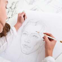 120 Pcs #2 HB Pencils With Eraser No 2 Unsharpened Wooden Hexagonal Pencils For Adults Gifts For School Exam Art Learning Office Sketching (Black) - 白色 - 查看 6