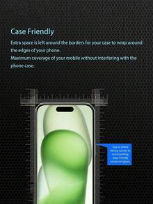 [Gói 2+1+2] 1 miếng dán màn hình tương thích với iPhone 15 + 2 miếng dán màn hình trước và 2 miếng dán bảo vệ ống kính máy ảnh, độ cứng 9H, độ nét cực cao, chống trầy xước, bao phủ toàn màn hình, kính cường lực, phim điện thoại di động cho 16 Pro Max/16/16 Pro/16 Plus/15 Pro Max/15/15 Pro/15 Plus/14 Pro Max/14/14 Pro/14 Plus/13 Pro Max/13/13 Pro/12/11/XS Max miếng dán bảo vệ màn hình, ốp bảo vệ ống kính máy ảnh, tương thích với ốp lưng iPhone, vật dụng bảo vệ màn hình thiết yếu, dùng cho tấm chắn hàng ngày, văn phòng, gia đình miếng dán bảo vệ màn hình điện thoại phụ kiện điện thoại chống nước chống sốc chống rơi chống rơi chống vân tay - Trong sáng - Xem 3