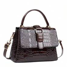 Women Top Handle Bags - 土黃色 - 查看 3