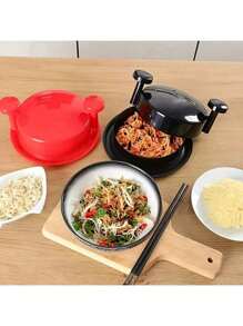 1pc Easy To Use Chicken Shredder - Perfect For Meat And Rice Dishes, Fast And EfficientFitted With Handle And Non-Slip Base, Rustproof Plastic Kitchen Gadgets - Perfect For Easter, Christmas, Hanky Panky, Thanksgiving - No Power Required!