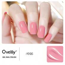 Oveiliy 浅粉色冰凝胶指甲油 10ml 四季闪光凝胶指甲油可卸除 - 家庭沙龙美甲 DIY - 05 - 查看 2