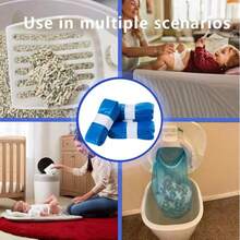 1/2/3/4/5pcs Baby Diaper Trash Bags, Diaper Garbage Bag Refill (1 Pack = 4.5m) - Multicolor - View 6