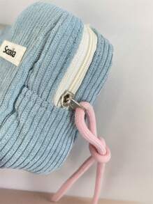 1个装化妆包，多色灯芯绒纯色卫生袋，防水化妆包，口红收纳包，女士化妆包，小巧收纳化妆盒，女士旅行包，铅笔盒，日常大容量化妆刷收纳袋，旅行洗漱包，化妆包，铅笔袋，圣诞礼物，收纳袋，旅行，女士旅行必备礼物，收纳袋，手拿包/小手提包，化妆品收纳包，化妆品整理包，收纳袋，刷子收纳袋，迷你收纳袋，大容量收纳袋