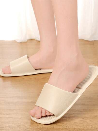 Foldable Travel Slippers, Portable Hotel/Home/Indoor EVA Couple Slippers