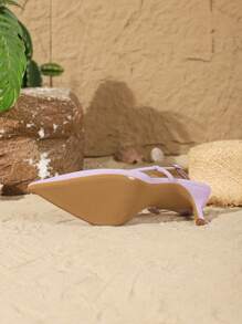 On feet& in love Fall/Winter 2025 Women's Fashionable Elegant Pointed Toe Stiletto High Heel Pumps, Suitable For Dresses And Weddings,Elegant,Kitten Heels - Mauve Purple - View 8