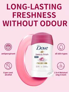 Dove 1 瓶 40g 防汗除臭棒 新鮮浪漫玫瑰香調 柔潤保濕腋下除臭棒 適合約會休閒日常散步 親膚固體香膏 - 多芬止汗膏40g 清新玫瑰 - 查看 3
