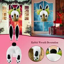 Easter Rabbit Outdoor Decoration Creative Cotton Easter Bunny Ornament - Pure Black - View 7
