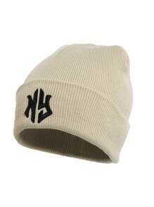 1 件男士几何图案和字母休闲亚克力刺绣针织帽，适合节日和所有季节的秋季装