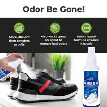 100ml Shoe & Sock Deodorizer Spray, Eliminates Odors, Athletic Shoes Odor Eliminator,Kitchen,Bathroom,Home,Household Supplies