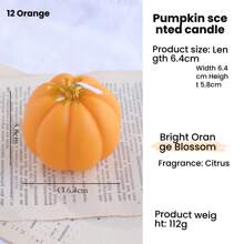 1 件南瓜万圣节蜡烛、送礼蜡烛、大豆蜡烛、蜡烛套装、闺蜜礼物、女士礼物、冬季礼物、香薰蜡烛、家居装饰蜡烛 - 彩色 - 查看 20