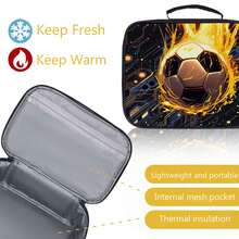 3-częściowy zestaw plecaków w kolorze czarnym/neonowym/kolorowym z pudełkiem na lunch, piórnikiem i torbą do przechowywania - wytrzymały poliester, lekki, modne mieszane kolory