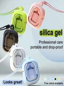 Transparent True Wireless Bluetooth Earphones, In Ear Noise Reduction Earphones, Microphone High Fidelity Stereo, Gaming Earphones USB Charging Suitable For Call And Outdoor Sports, Silicone Protective Case For Earphones