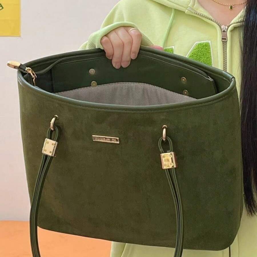 Women Tote Bags - 綠色 - 查看 1