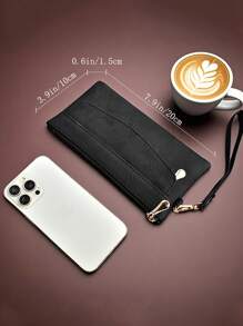 New Women Casual Versatile Handbag, Fashion Simple Commuter Wallet Purse Phone Pouch, Korean Zipper Small Square Bag, Horizontal Middle-Aged Mom Tote Bag For Shopping