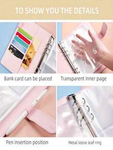 100 Envelope Savings Challenge Binder - Save $5,050 In 100 Days With Cash Envelopes & Inkless Eternal Pencil - Budget Tracker Journal For Cash Stuffing - Cute Cartoon Design Money Saving Kit For Adults & Teens