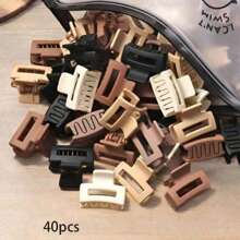 15/20/30/50/100pcs Versatile Fashion Mini 2.5cm Clip Bangs Clip For Women, Simple Retro Hair Clip For Bangs And Hairstyle