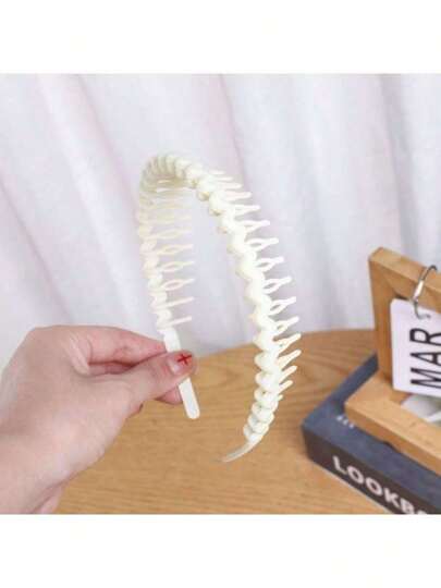 1PC Wholesale Fashion Hairpin Frosted Color Women's Non-Slip With Teeth Simple Pressure Headband Hair Accessories