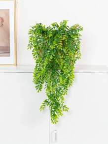 2/4pcs Artificial Grapefruit Leaves Wall Hanging Home Decor, Wedding Decor, Christmas Home Decor, Wall Vines, Outdoor Garden Window Sill Hanging Basket Decor, Birthday Party Valentine's Day Gift, New Year Material,Fake Plants