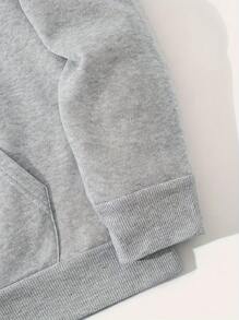 Chinese Character Dragon Print Men's Pullover Round Neck Hoodies With  Pocket Long Sleeve Hooded Sweatshirt Loose Casual Top For Autumn Winter Men's Clothing As Gifts