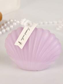 1 pieza Vela de incienso con forma de concha, de apariencia exquisita. La llama de la vela parpadea y emite un encantador aroma, creando fácilmente una pequeña esquina acogedora y cómoda, agregando un toque de poesía a la vida.