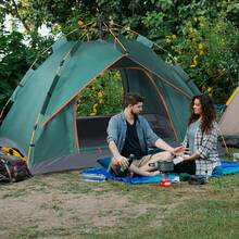 3-4 Man Automatic Instant Double Layer -Up Camping Tent Waterproof Outdoor - 1 - View 8