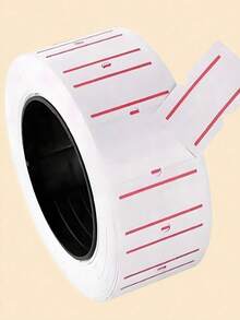 1 卷价格标签纸，适用于杂货店、零售店的价格标签贴纸（每卷/500 张）自粘标签、便利贴、组织标签、防水贴纸、手写姓名标签，适用于学校用品、返校