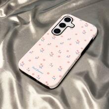Ditsy Floral All Over Print Mobile Phone Case Compatible With Sam Galaxy A13 A25 A36 A52 Note 20 Ultra S21 S22 S23 S23 S24 Plus Edge FE Smooth Surface Flower Design Cellphone Protective Cover For Girls Women - 粉色 - 查看 1