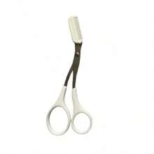 1 pieza, Cortapelos de cejas/Recortadora de cejas en forma de media luna, cuchilla segura, rasuradora de cejas para principiantes, set exclusivo para hombre/mujer