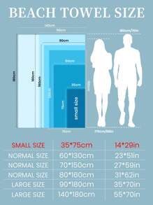 Bluey 1 件蓝色沙滩巾、海鸥和蓝色图案游泳巾、浴巾、时尚风格沙滩巾、超强吸水浴巾，适用于浴室、游泳、健身、瑜伽、柔软舒适的超细纤维毛巾、轻便便携、防风防晒、防沙，适合夏季旅行、度假浴室装饰，建议常规尺寸和更大尺寸，（35 * 75 厘米小尺寸毛巾，建议 150 厘米或以上） - 彩色 - 查看 6