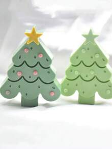 1pc Christmas Series Christmas Tree Scented Candle Silicone Mold