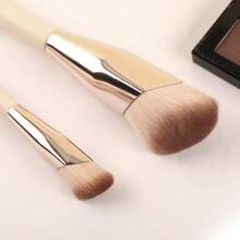 2 szt. pędzel do korektora na palec, pędzel do różu w kształcie rombu, miękki, bezszwowy korektor, podkład, pędzle do pudru, pędzel do podkładu, pędzel do korektora, pędzel do różu, pędzel do konturowania, pędzel do różu, pędzel do bronzera, pędzel do pudru, pędzel do podkładu, pędzel do różu - Wielokolorowe - Zobacz 5