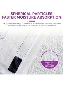 20 de saci de dezumidificator cu clorură de calciu de înaltă eficiență, neelectrici, desicant și dezodorizant pentru dulapuri, subsoluri și zone de depozitare