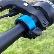 铝制圆形自行车铃铛，经典响亮清脆的自行车铃铛，自行车铃铛配件，清晰声音的自行车喇叭，成人公路自行车铃铛 - 彩色 - 查看 4